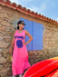 ROBE MYKONOS rose fluo