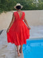 Robe BASTIA – Voile de coton rouge