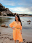ROBE PALOMA rose vif