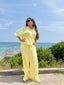 ENSEMBLE RIO jaune pastel