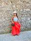 JUPE CAPRI-corail