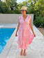 Robe BASTIA – Voile de coton rose