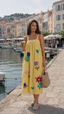 ROBE LONGUE VALENTINA - jaune Bahé