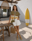 CHEMISE IBIZA - jaune et bleue Bahé