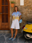 CHEMISE IBIZA - jaune et bleue Bahé