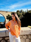 CHEMISE PAOLA – rayures oranges