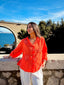 CHEMISIER PALMA – CORAIL BRODÉ