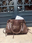 SAC POCAHONTAS MM - chocolat en cuir véritable