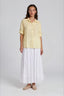CHEMISE ARIELLE - jaune en lin Luck and Cie